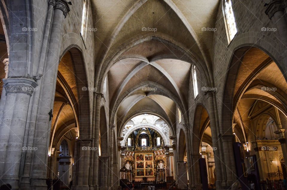 Interior of Valencia Cathedral