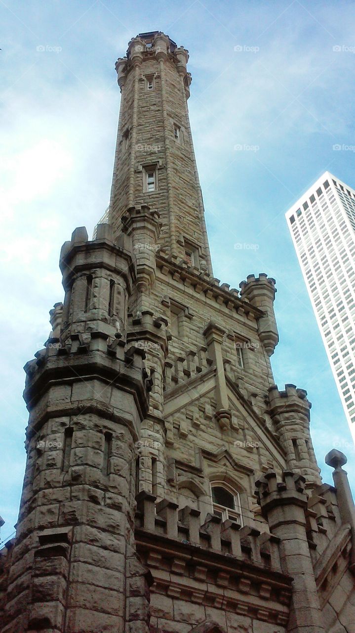 Chicago Castle Tower. Chicago Castle Tower.