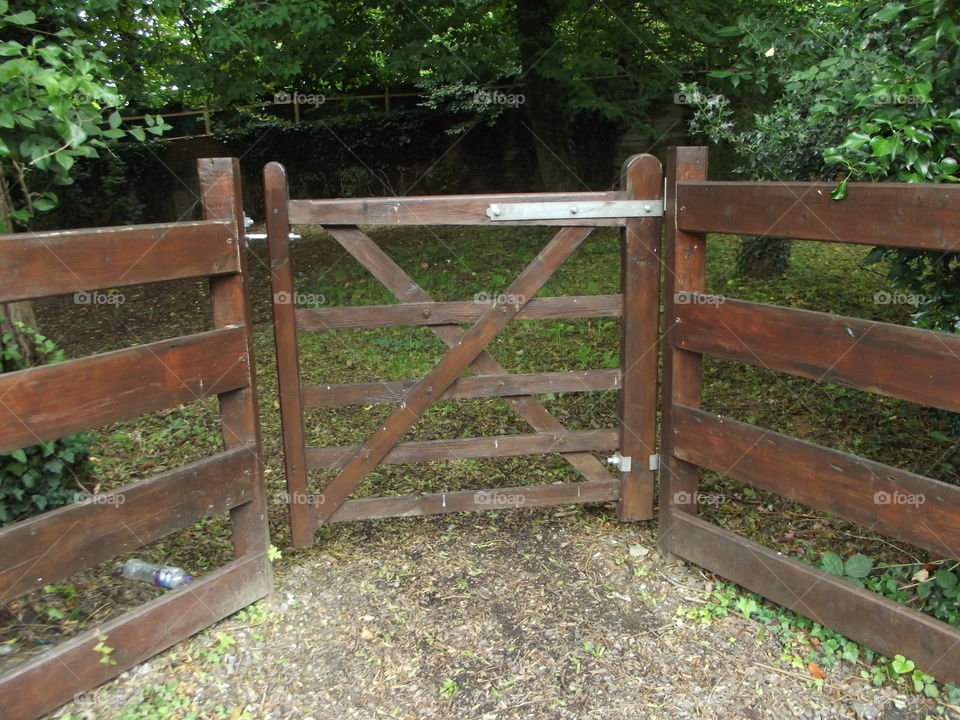 Wooden Entrance