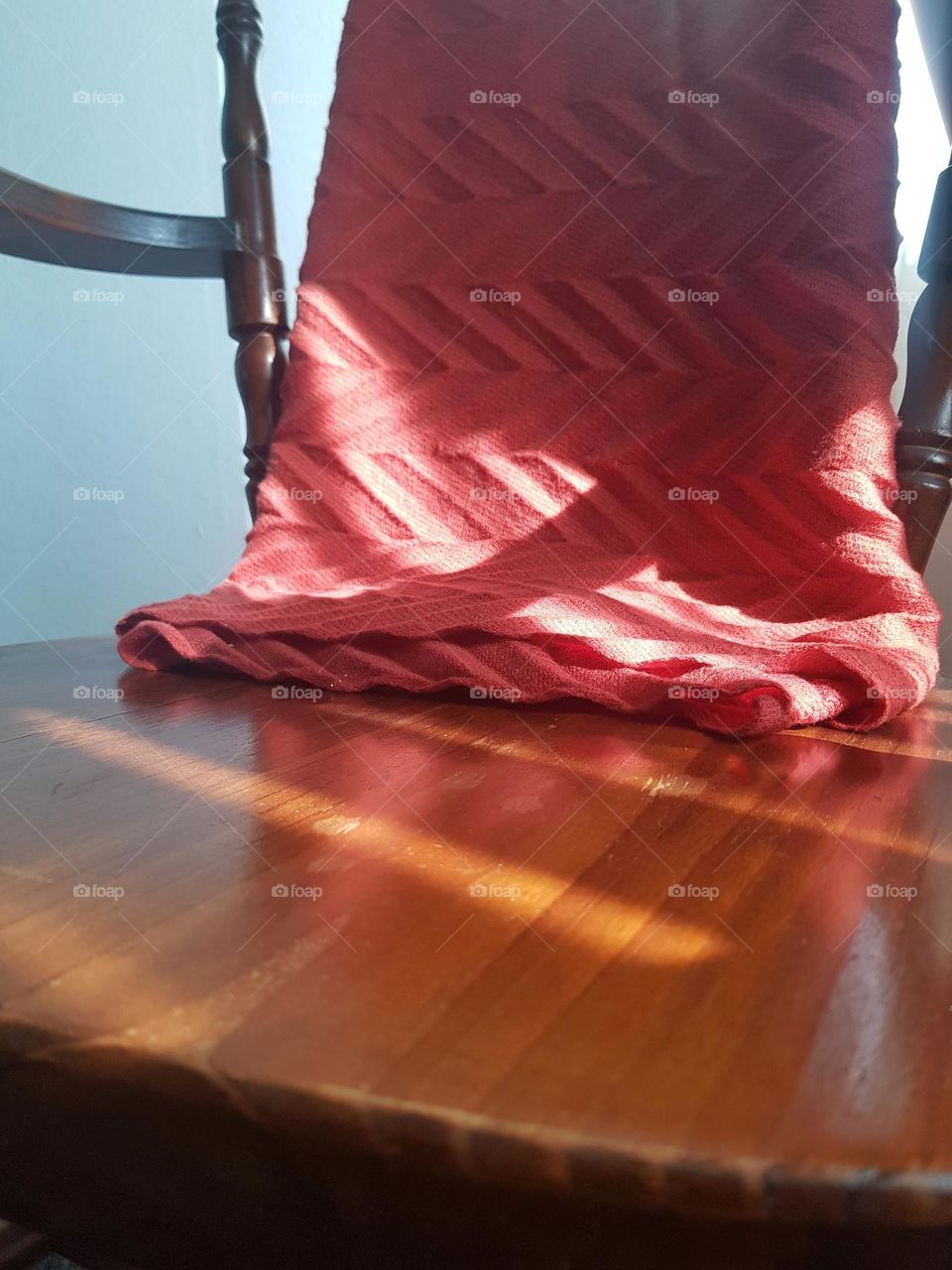 sunrise cracking through the window