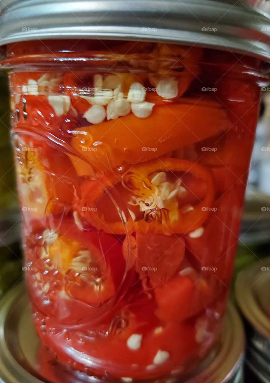 chili peppers canning