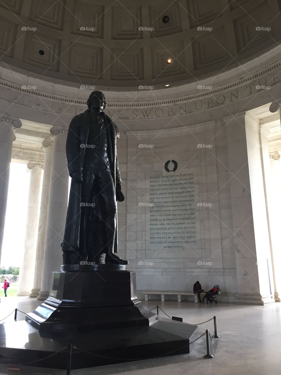 Sculpture of Thomas Jefferson 