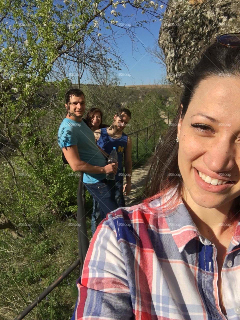 Walk in the nature with my friends