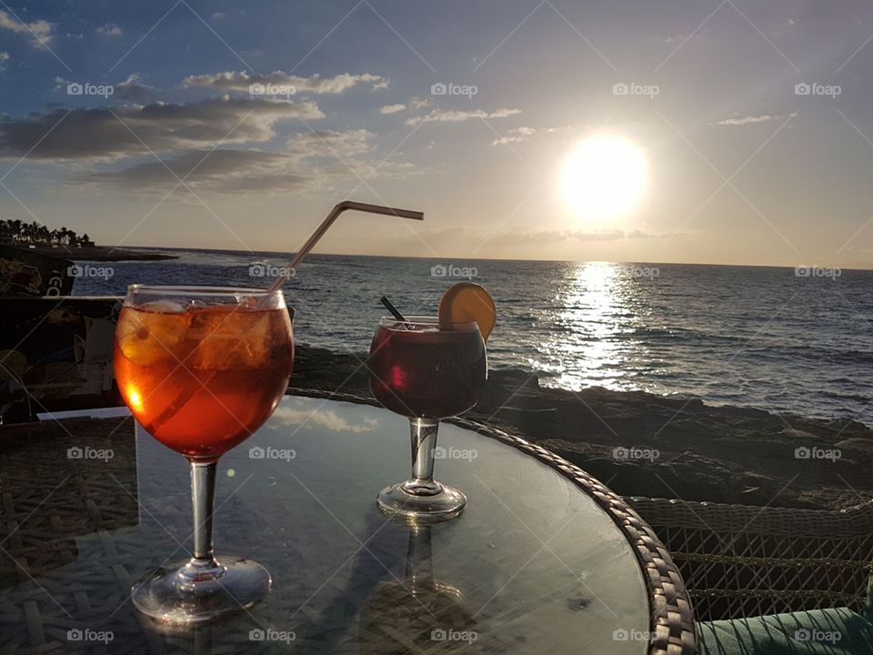 Sunset#sea#view#moment#beach#aperitif#chill