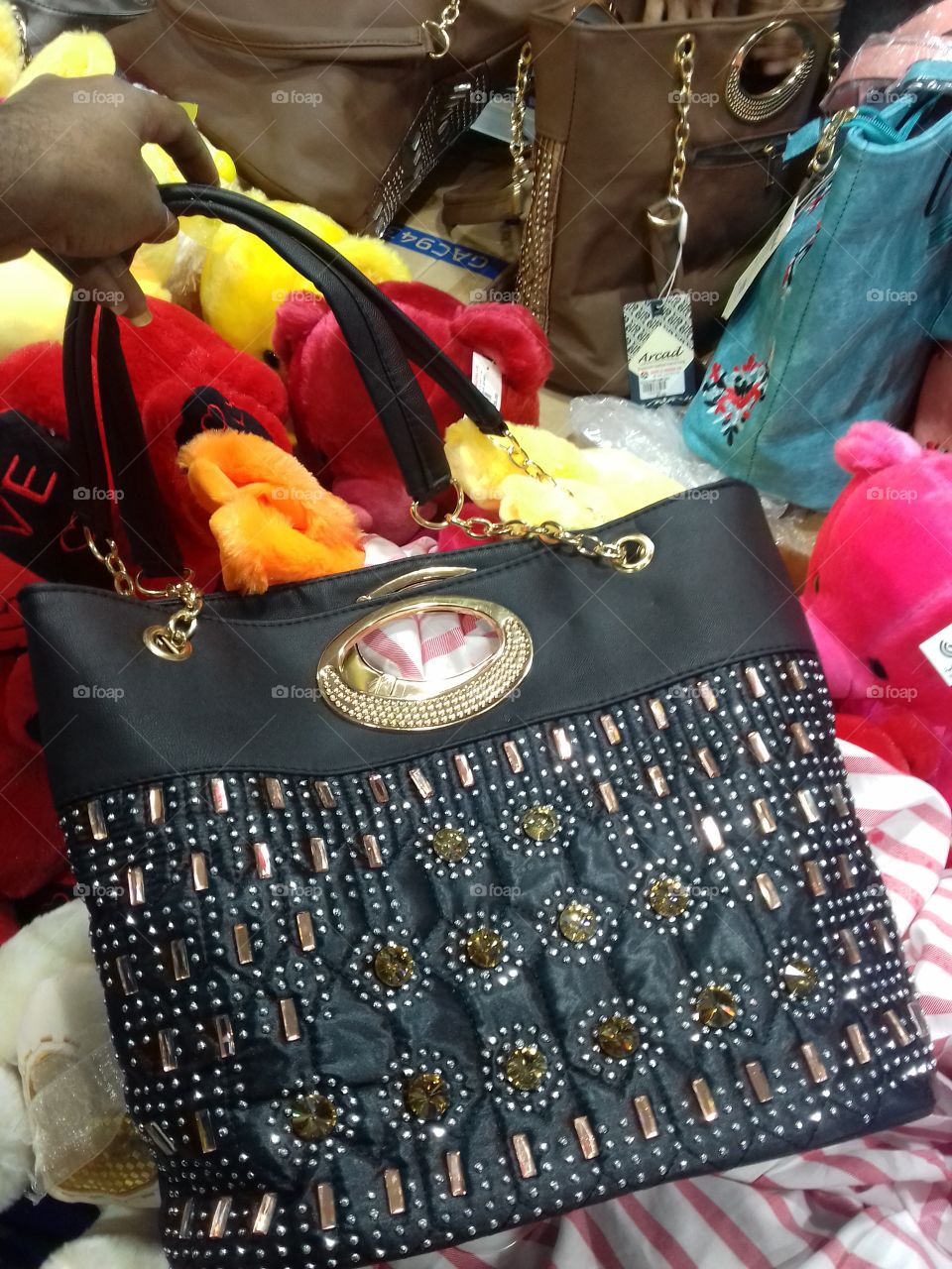 ladies handbag with beautiful design