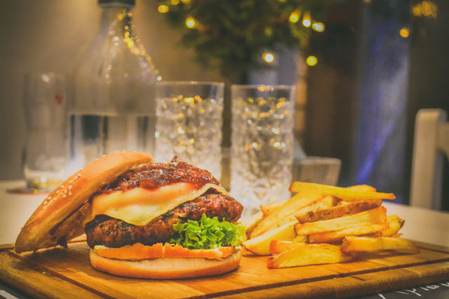 Juicy burger