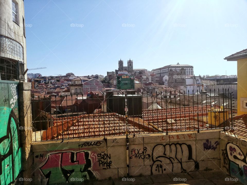 Zona histórica do Porto Portugal