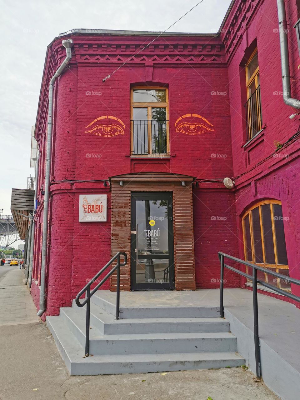 Restaurant in pink colors