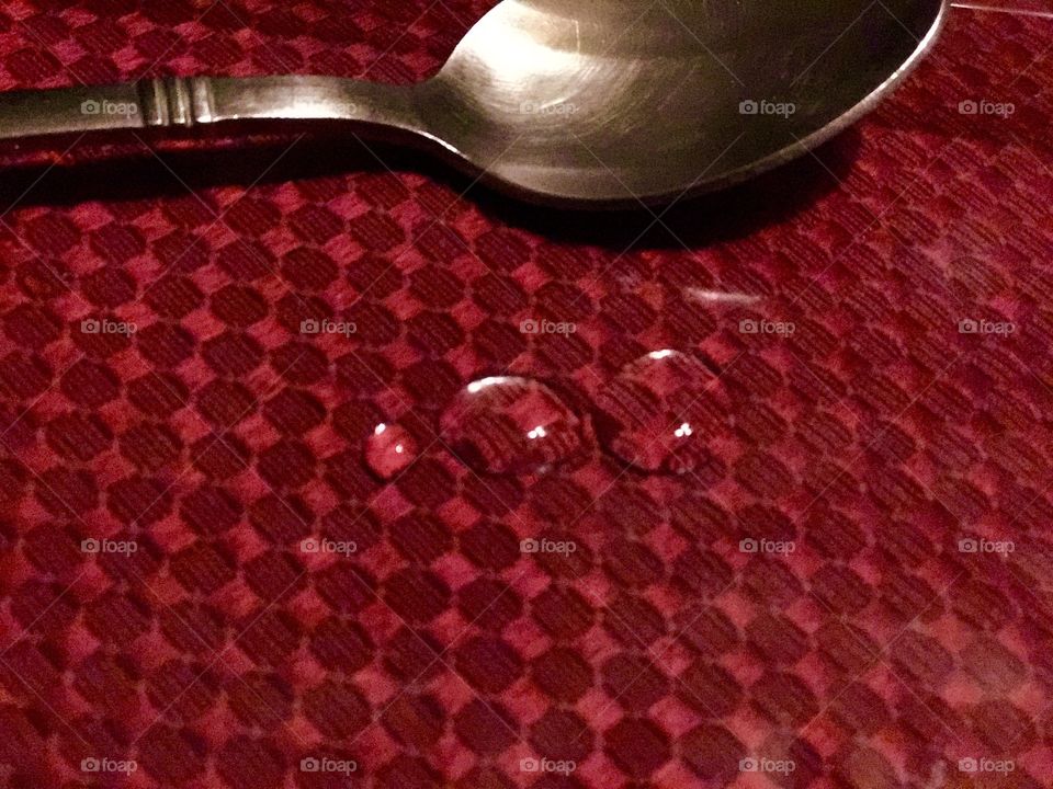 Thought this was pretty cool. Water droplets landed perfectly Large, Medium, Small