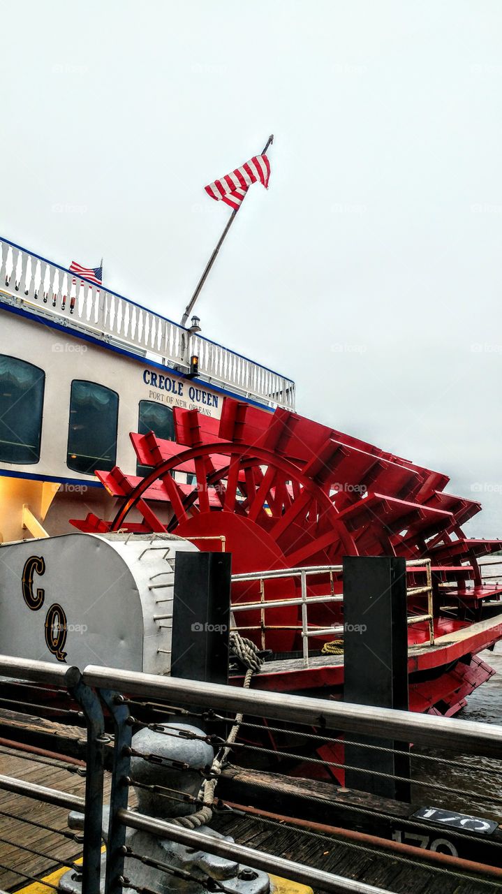 Creole Queen paddle wheel river boat