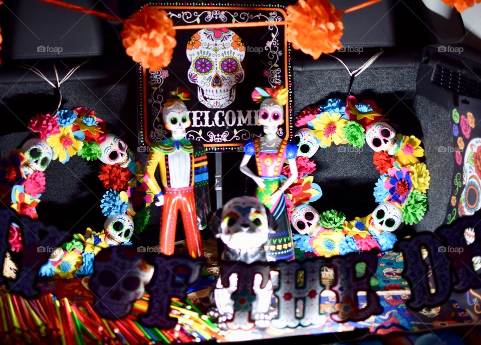 Halloween Trunk Display 