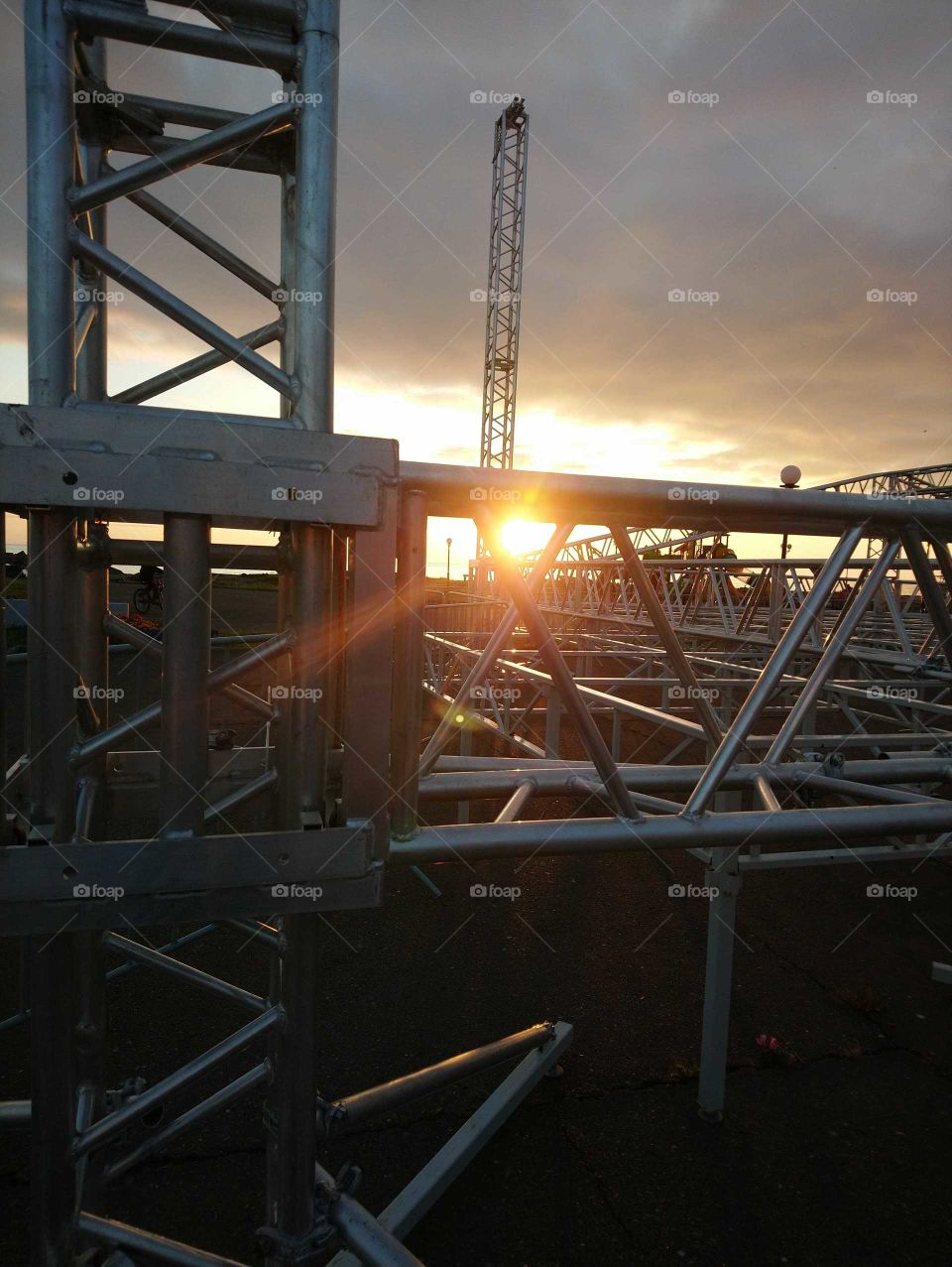 Sunshine through pipes