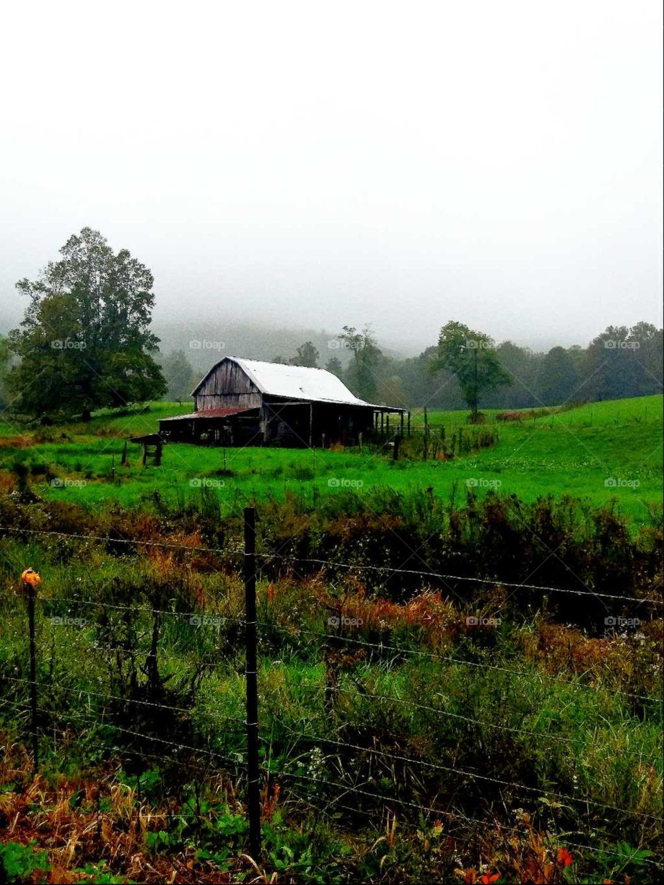 Old barn in the country.