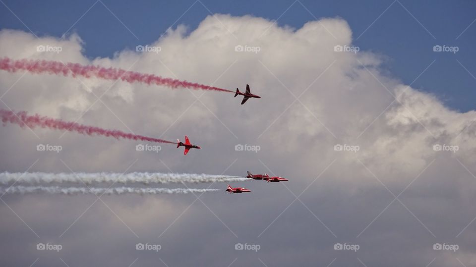 Red arrows
