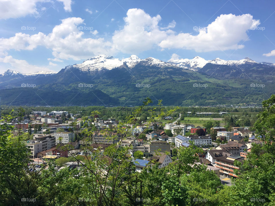 Landscape of Liechtenstein 