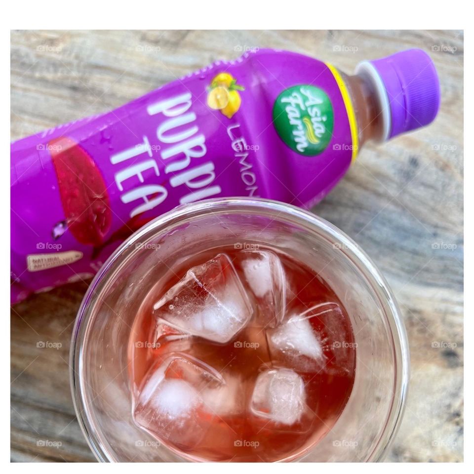 Vibrant purple tea with great health benefits 