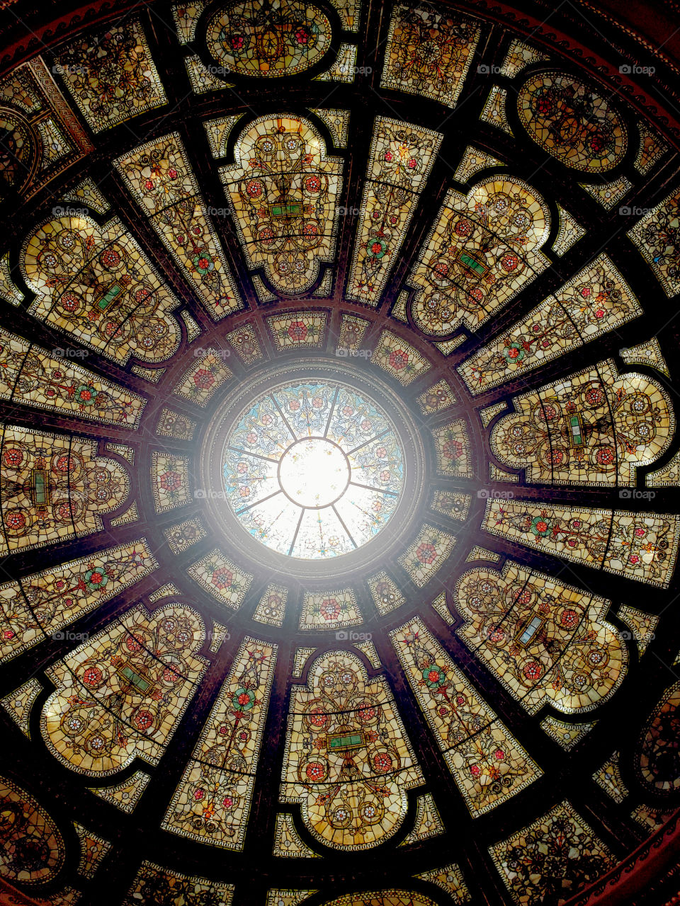 stained glass symmetry in chicago