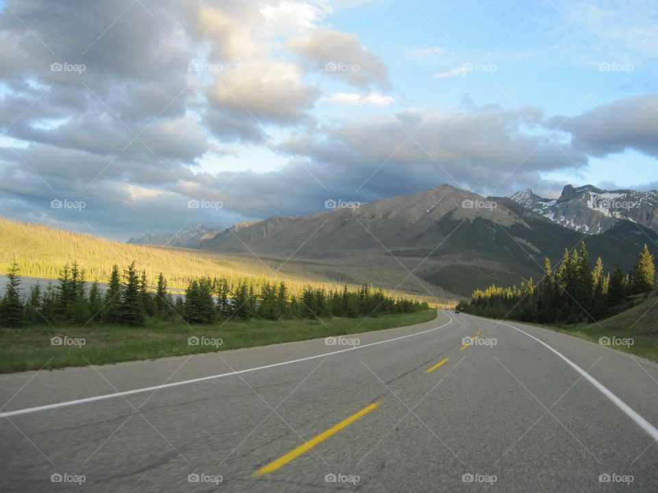 Jasper National Park road