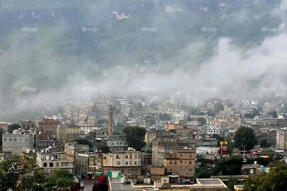 Glory be to God, the magnificent and picturesque view and the natural green trees are a view that is nothing more wonderful than it