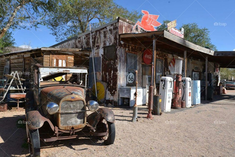 route 66 old gasoline station