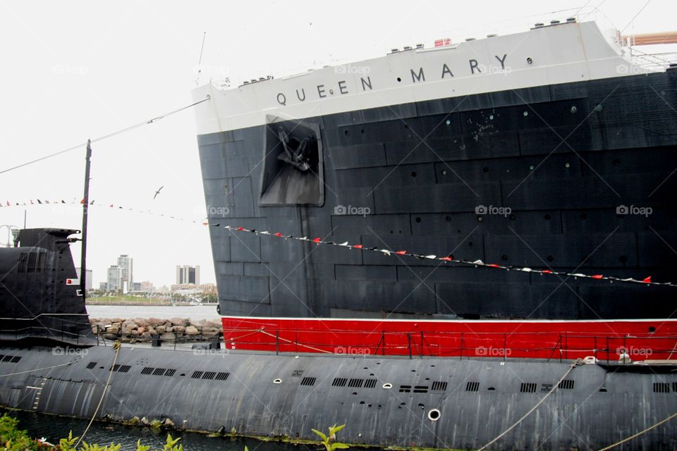 particular view of Queen Mary bow