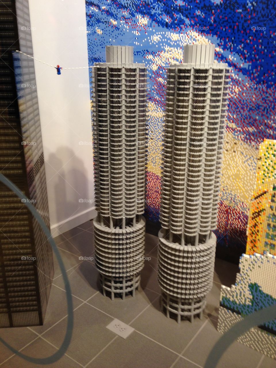 Chicago marina towers Lego