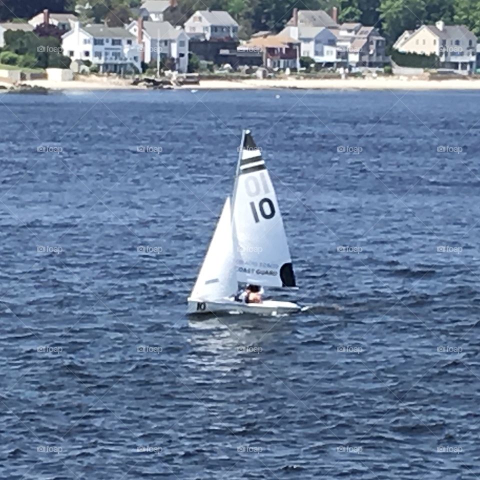 Sailboat number 10, New London, Connecticut 