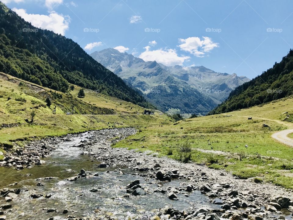 France Pyrenees Mountain landscape