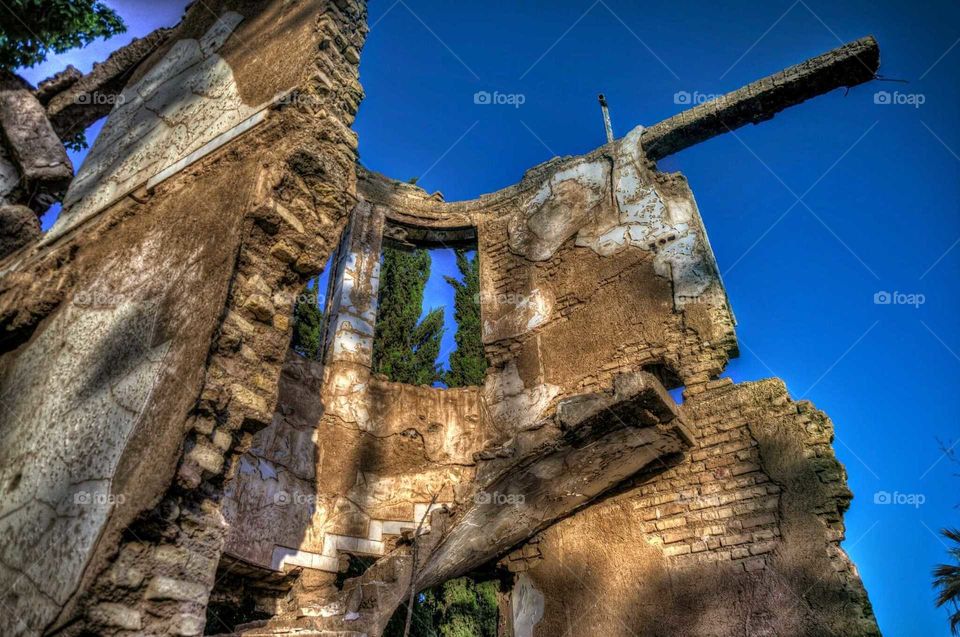 ruins of an old persian house