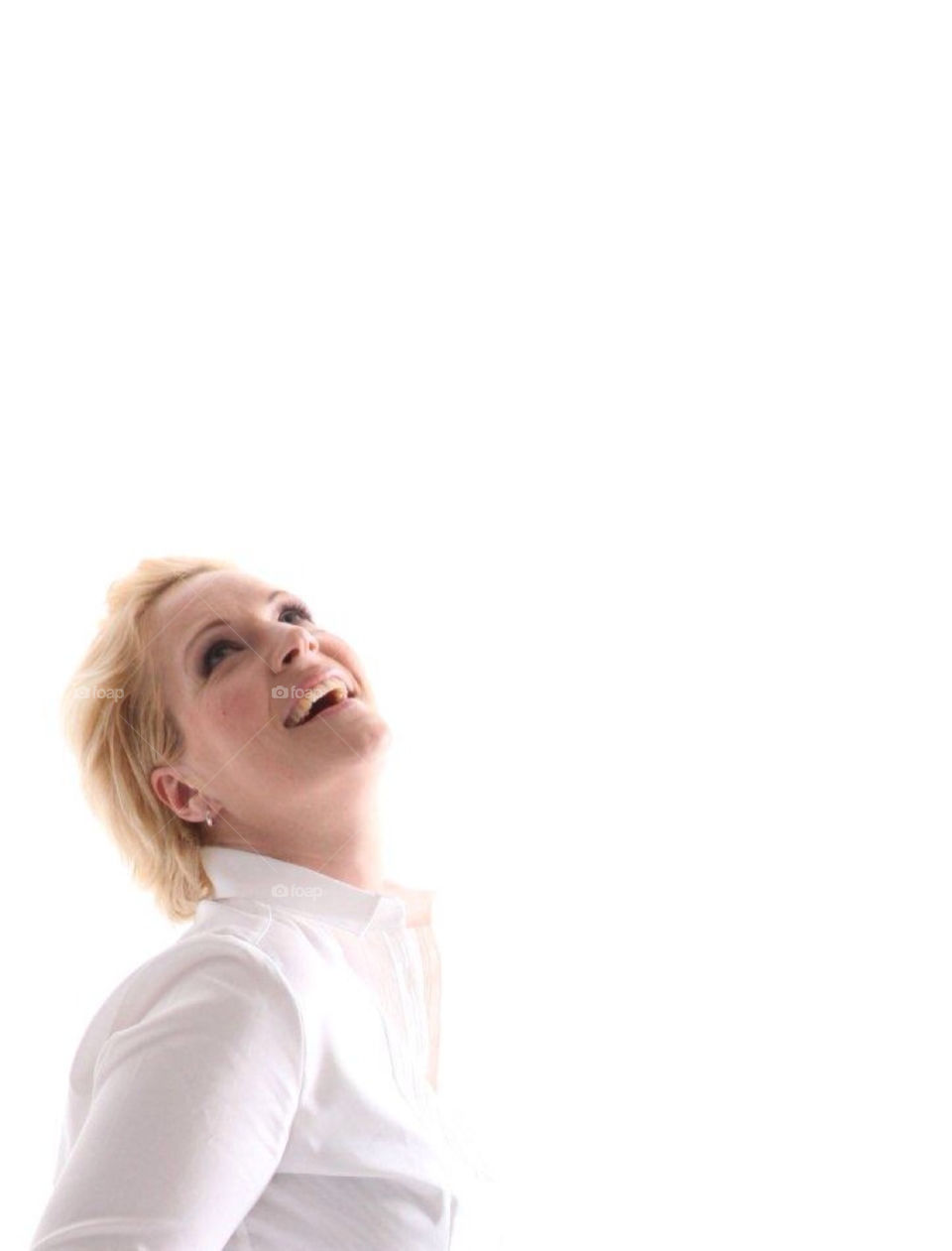 happy heaven white smile by kersti