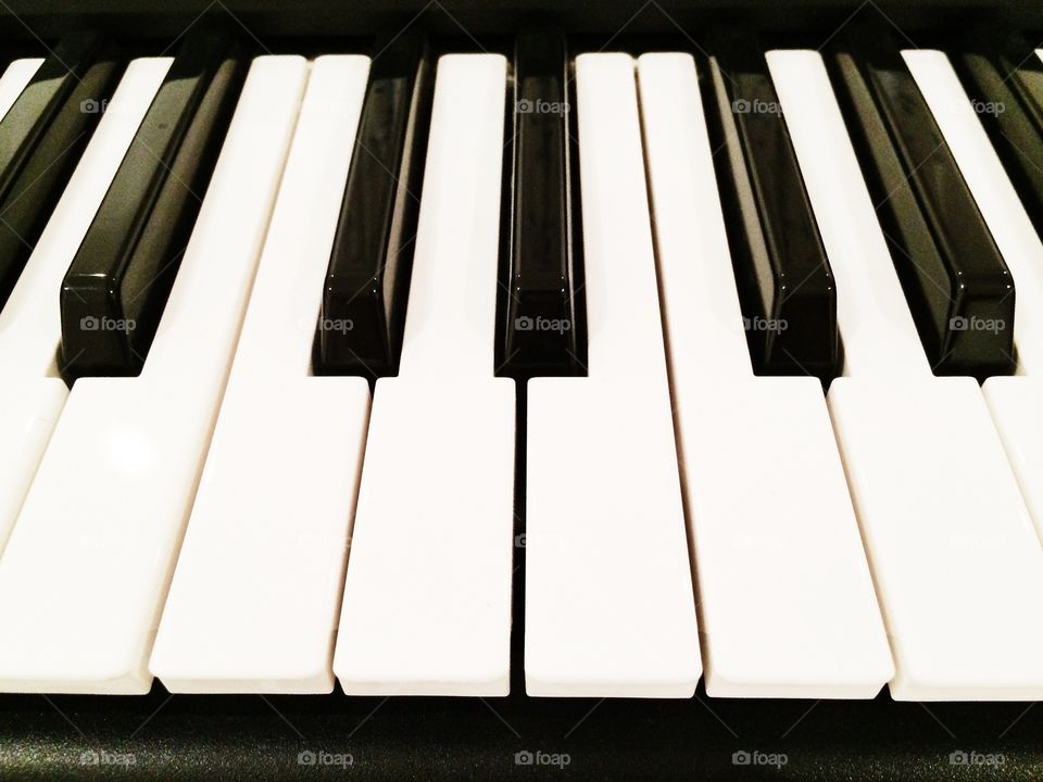 Keyboard keys. Musical instrument keyboard keys
