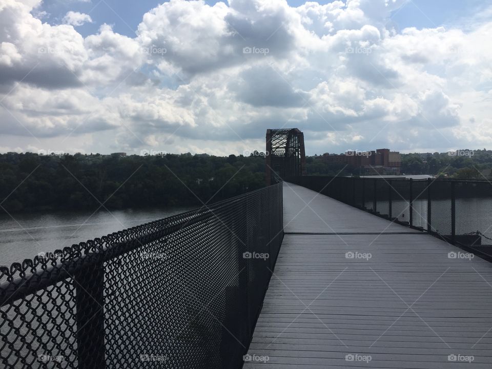 Water, Bridge, River, Landscape, No Person