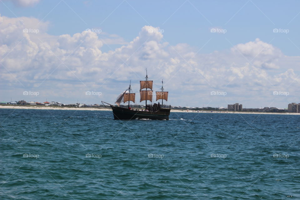 Pirate Ship. Cool 