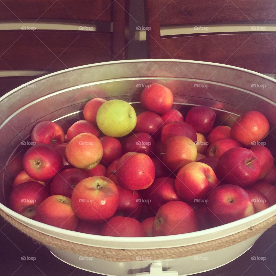We went to an apple orchard and this was how many we got. I made apple sauce, butter, pies and cobblers. 