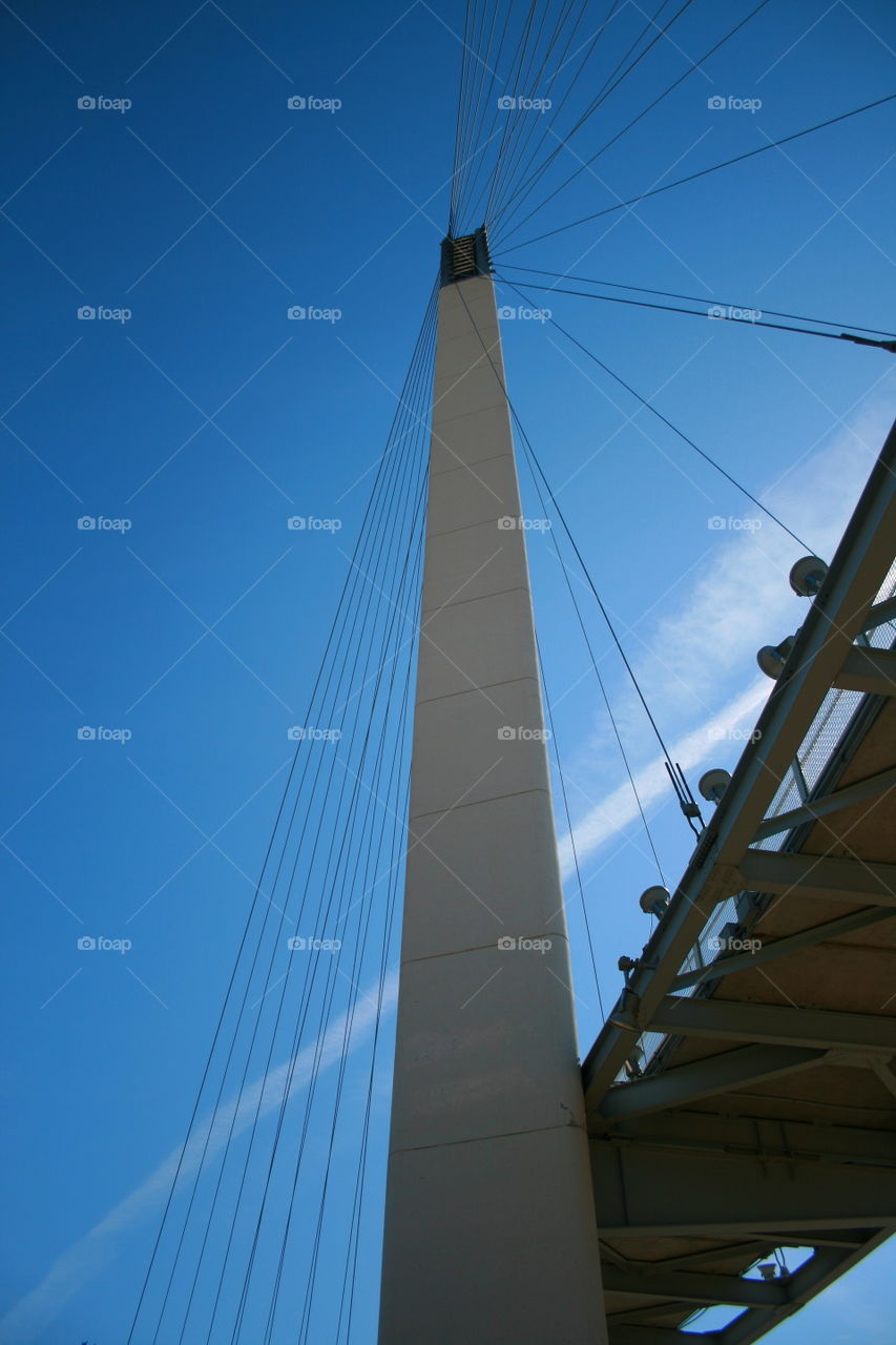 City Connection . This bridge connects two cities. 