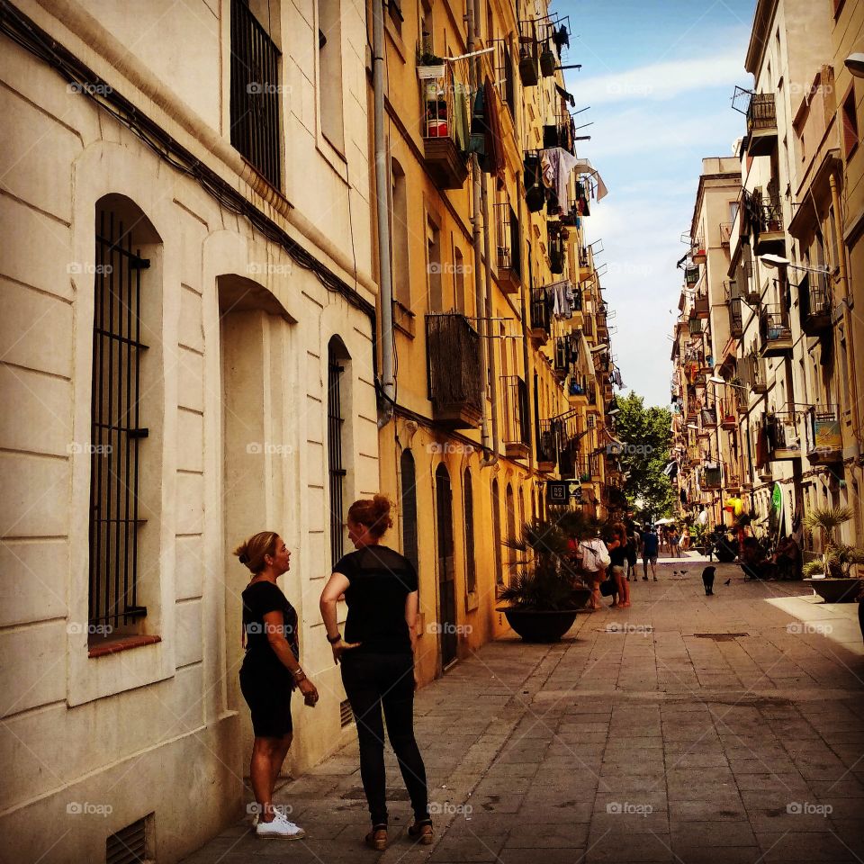 streets of Barcelona...