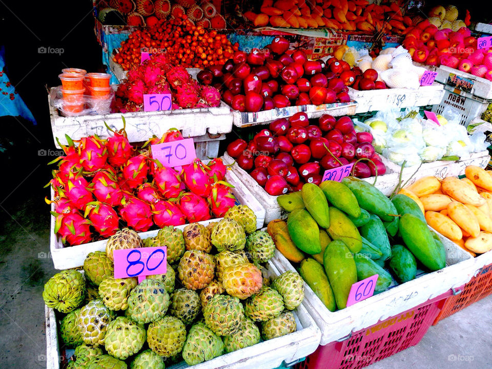 fruit thailand asia market by jackie_k