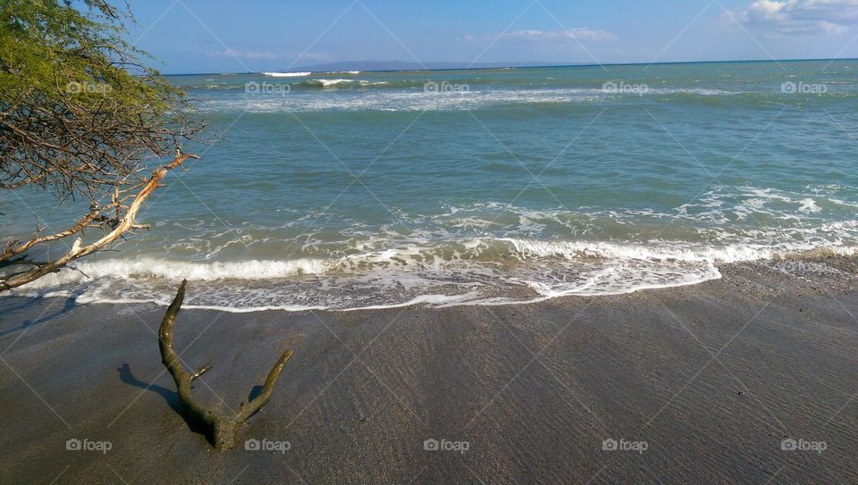 Hawaiian beach. the beaches of Hawaii