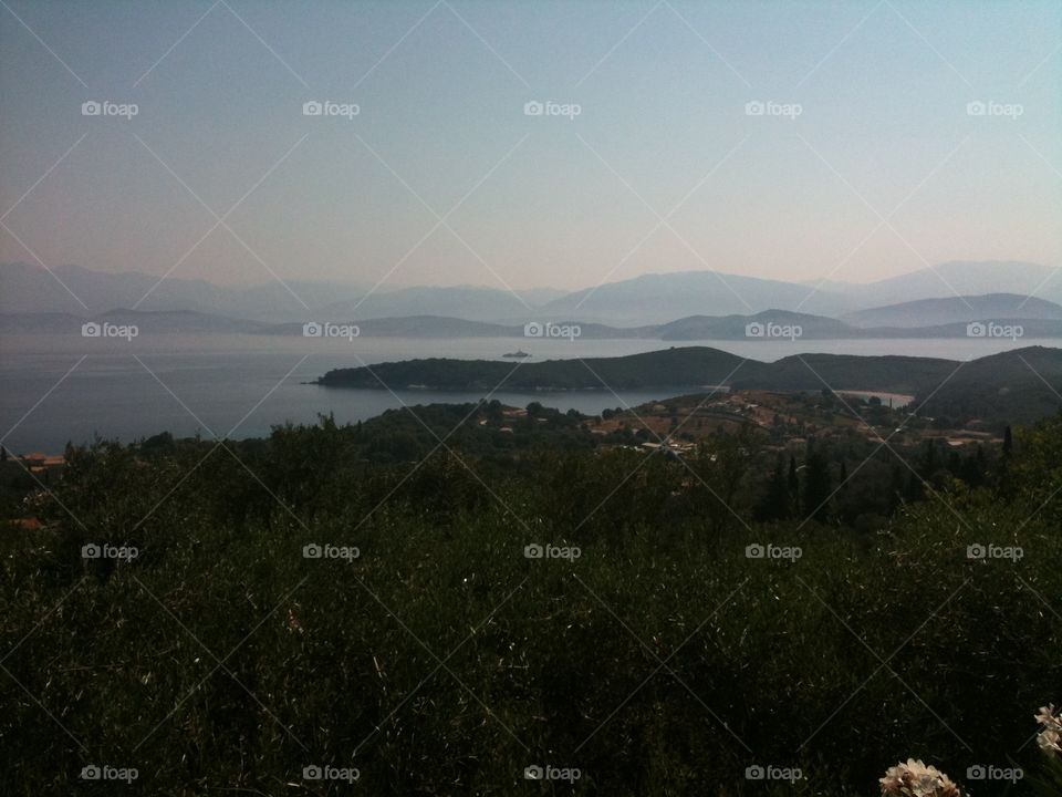 View in Corfu, Greece