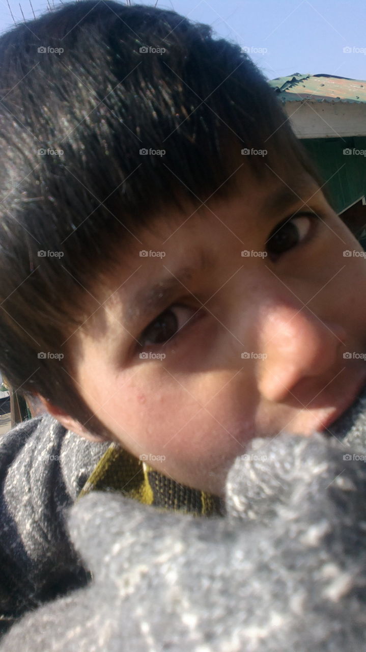 Portrait Of A Kashmiri Kid