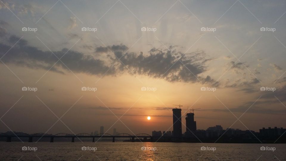 Han River Sunset (raw)