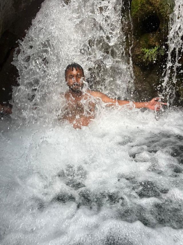 Father having fun