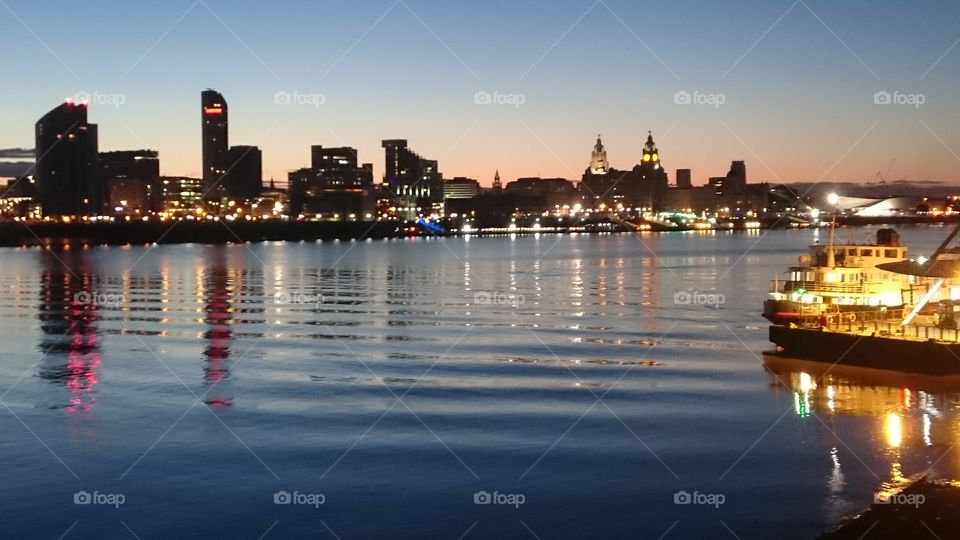Liverpool Skyline sunrise 6