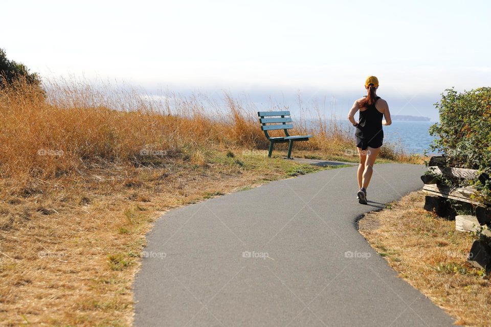 Running on a summer day