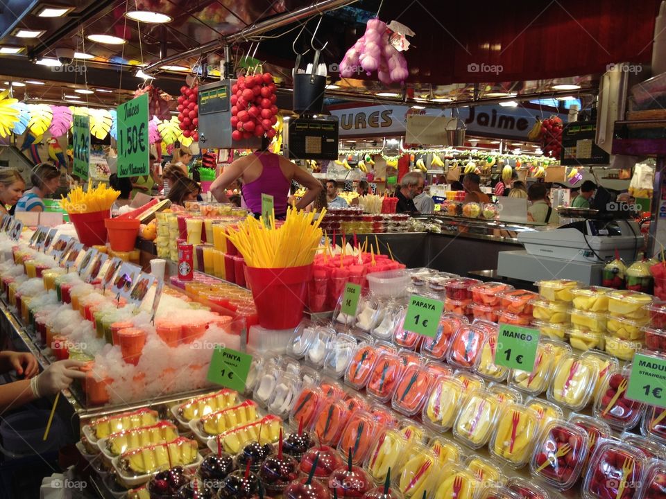 Market in Barcelona. Market in Barcelona 