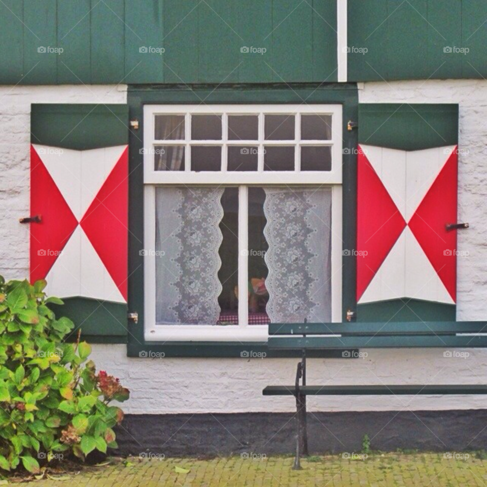 Typical Dutch window