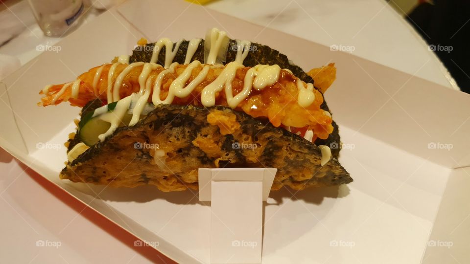 Tempura Sushi Taco