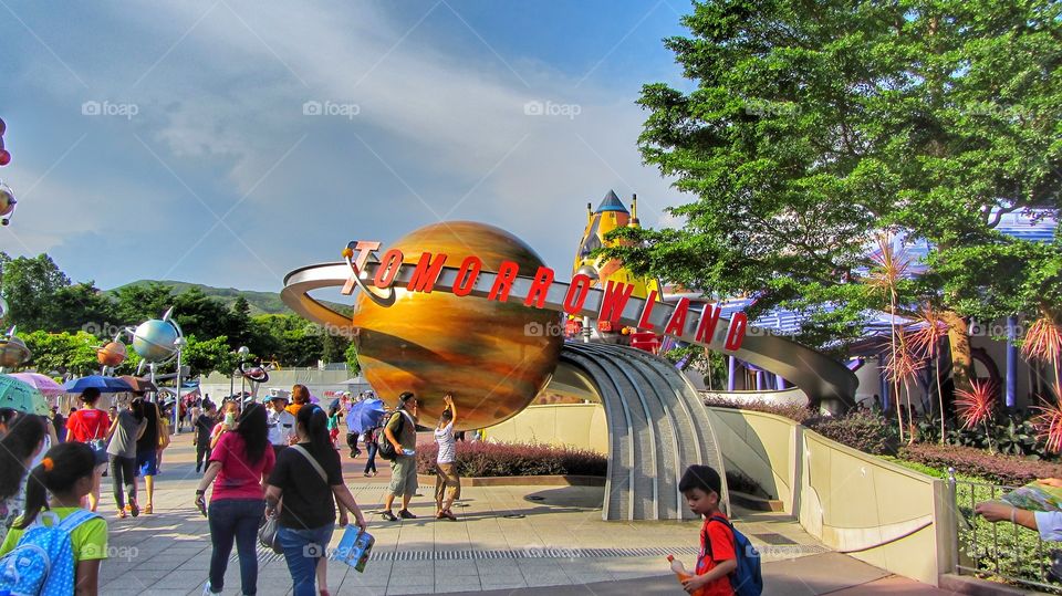 Tomorrowland of Hongkong Disneyland