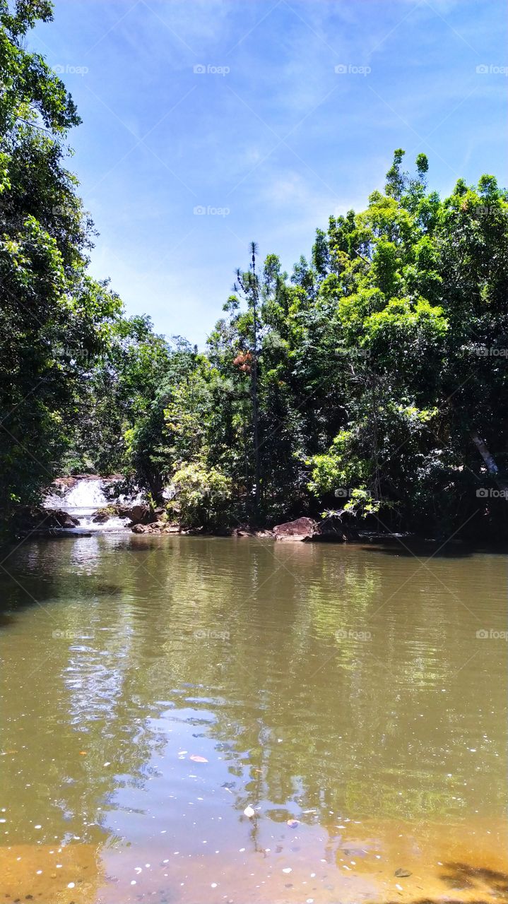 Índio waterfall, north coast of Bahia