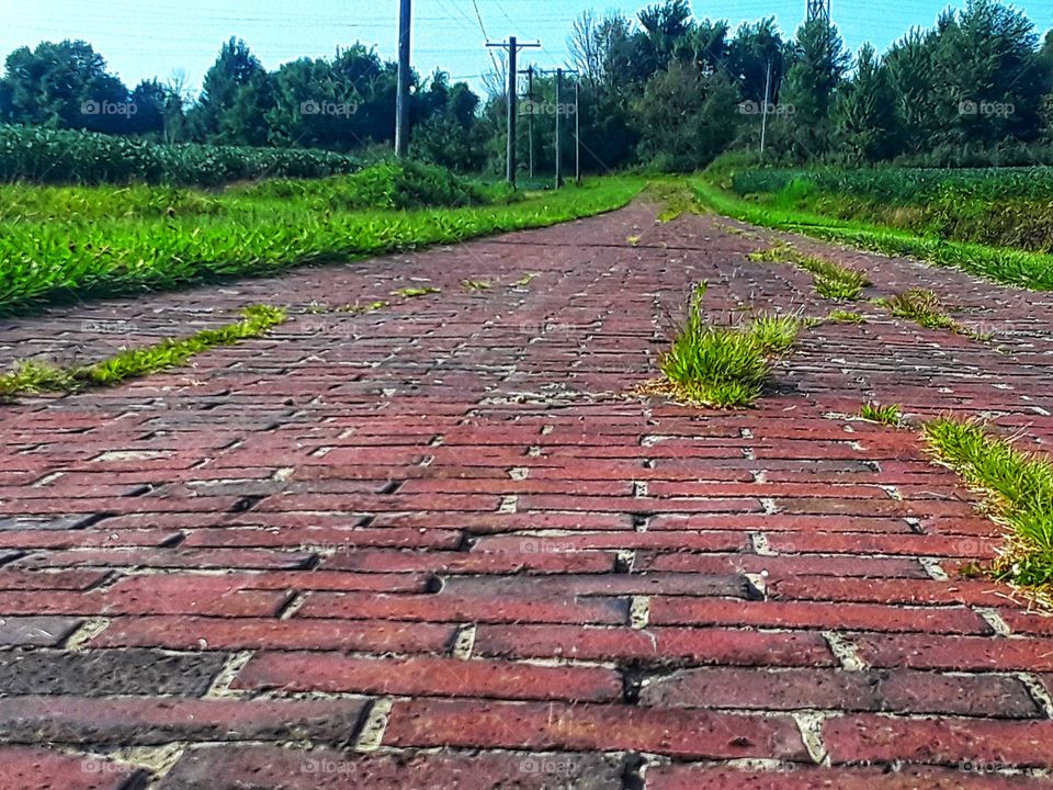 brick road